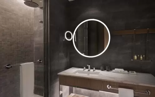 King Two Dbl Bed Bathroom